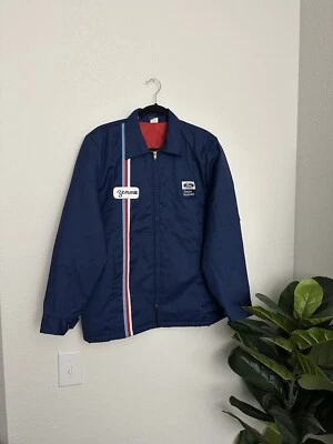 VINTAGE 80s FORD MOTOR COMPANY QUILTED LINED WORK WEAR JACKET TRUE VINTAGE - Image 1 of 4