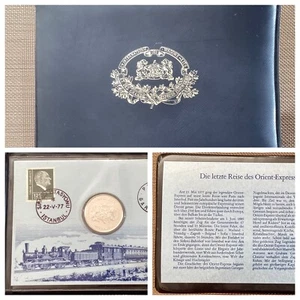 Numisbrief * Letzte Reise ORIENT EXPRESS * Silbermünze - Bild 1 von 8