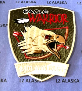 US ARMY 2-101st AVIATION REGIMENT "EAGLE WARRIOR" GREEN HELICOPTER PATCH (USA5) - Bild 1 von 3