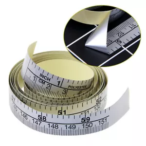 151 cm Self Adhesive Metric Measure Tape Vinyl Ruler For Sewing Machine Sticker - Picture 1 of 1