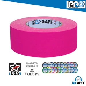 ProTapes Pro Gaff Pink Fluorescent Tape (48mm x 45m) - Picture 1 of 5