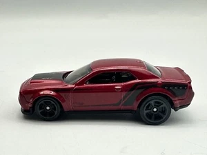 Hot Wheels 2018 Dodge Challenger SRT Demon, Rosso, 1:64, Ottimo - Foto 1 di 9