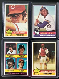 1976 Topps Baseball Cards Pick A Player Card #1-250 Singles Complete your Set - Picture 1 of 192