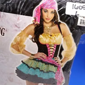 Sexy Mystifying Gypsy Halloween Costume Cosplay Women’s Sz Large 10-12 - Picture 1 of 4