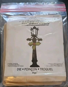 Tim Holtz Sizzix Holiday Lamppost Bigz Die 657469 Vintage Victorian Style Holly - Picture 1 of 2