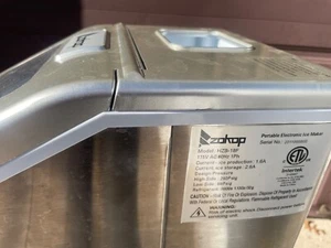 Ice Maker Countertop - 40Lbs/24H Auto Self-Cleaning HZB-18F - Picture 1 of 8