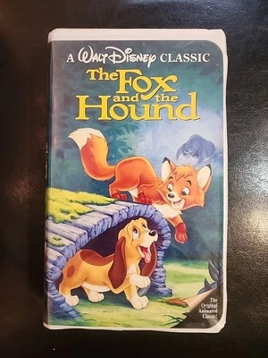 The Fox And The Hound Disney Black Diamond Clamshell Case VHS - Image 1 of 4
