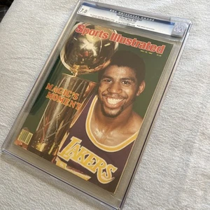 Magic Johnson SPORTS ILLUSTRATED First Pro Champ May 26, 1980 NEWSSTAND CGC 7.0 - Picture 1 of 8