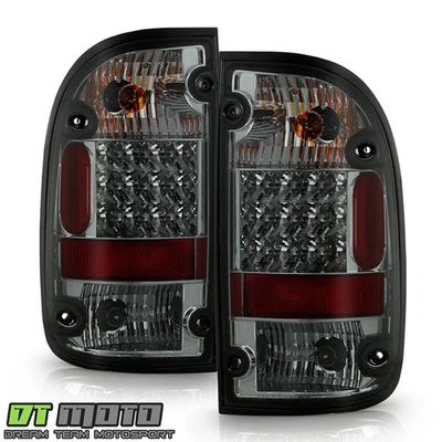 Lanternas traseiras de LED para Toyota Tacoma Pickup fumê 2001-2004 01-04 esquerda+direita - Imagem 1 de 4