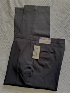 Neu mit Etikett Neu aus altem Lagerbestand schwarz Sansabelt Polyester Freizeithose 36 x 30 - Bild 1 von 6
