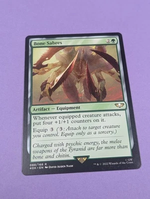 MTG Magic: Universes Beyond: Warhammer 40,000: Bone Sabres #088/168 Rare - NM - Image 1 of 2