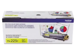Original Brother Laserpatrone gelb mit hoher Reichweite TN225Y versiegelt in beschädigter Verpackung A - Bild 1 von 4