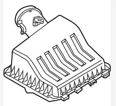 CAJA FILTRO AIRE FORD F150 2012-2014 Foto 1 de 4