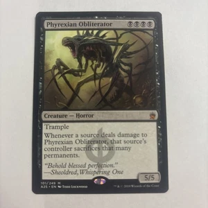 Phyrexian Obliterator casi nuevo MTG Masters 25 101/249 criatura de terror negra - Imagen 1 de 10