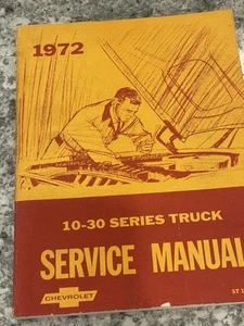 1972 10-30 Series Truck Service Manual Chevrolet - Picture 1 of 4