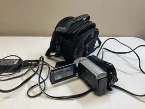 Sony DCR-SX63 Handycam 16 GB 60x Optical Zoom Camcorder w/Battery Cables TESTED - Picture 1 of 14
