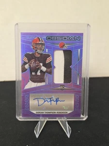 Dorian Thompson-Robinson 2023 Obsidian RPA /30 Electric Etch Purple Flood FOTL  - Picture 1 of 4