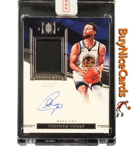 2022 Stephen Curry Panini Impeccable Game Used Patch Auto /25 Panini Sealed - Picture 1 of 2
