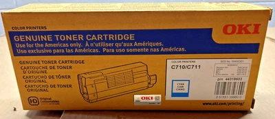Tóner cian genuino OKI / Okidata 44318603 para C710 / C711 Foto 1 de 3
