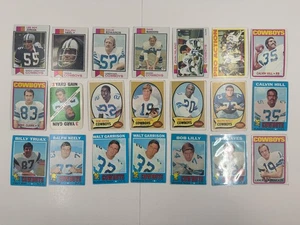 1970-1973 Dallas Cowboys 21 Card Lot Duane Thomas Calvin Hill Lance Alworth - Picture 1 of 16