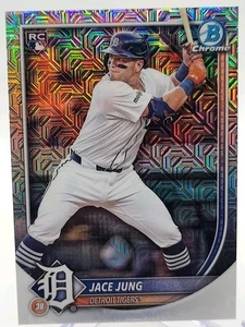 2025 Bowman Chrome Mega Box MOJO #59 Jace Jung Rookie RC & Base RC. - Picture 1 of 6