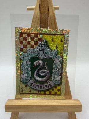 2001 Panini Harry Potter The Philosopher's Stone Sticker Slytherin #100 HOLO - Image 1 of 4