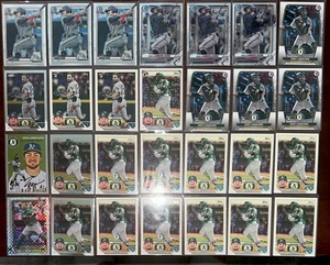 (28) Lote SHEA LANGELIERS 4x 2023 Topps 1ª Ed. RC, Chrome Rookie, 2025 Xfractor - Imagen 1 de 14