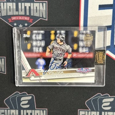 2021 Topps Archives AJ Pollock /35 Signature Series Auto 2017 Topps #185 Dbacks - Image 1 of 2