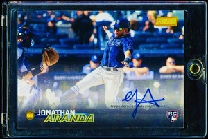 Jonathan Aranda 2023 Topps Stadium Club Gold SuperFractor SP RC Auto 1/1 Rookie - Picture 1 of 2
