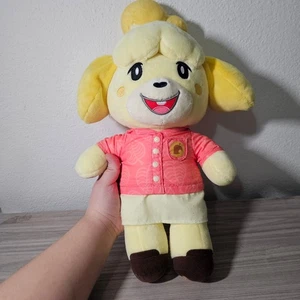Build A Bear Animal Crossing Isabelle Plüschtier Stofftier gelb rosa Shirt - Bild 1 von 7