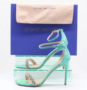 STUART WEITZMAN ESMERELDA NUDISTCURVE WOMENS SANDALS UK 6.5 EU 39.5 RRP £450 AD - Picture 1 of 9