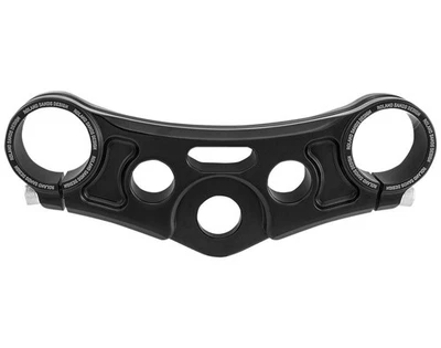 Abrazadera triple superior RSD negra Aliminum (0208-2108-B) Foto 1 de 2