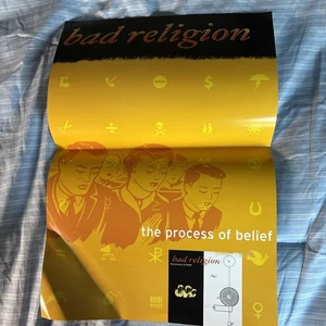 Schlechte Religion Der Prozess des Glaubens Werbeplakat Epitaph Schallplatten - Bild 1 von 2