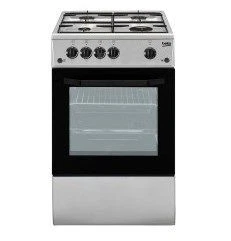 Beko Cucine a Gas CSG42011FS CUCINA 50CM 4F/GAS COPERCHIO VETRO SILVER - Immagine 1 di 1