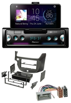 Pioneer USB MP3 Bluetooth DAB Autoradio für Honda Jazz (ab 2009) dunkelgrau - Bild 1 von 4
