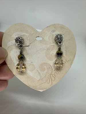 Pendientes colgantes estilo poste de bronce Brighton Cannes Foto 1 de 3