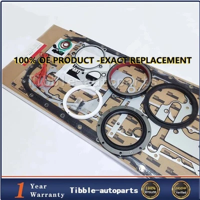 NEW OEM Lower Engine Gasket Set 4955590 4955591 For Cummins ISX15 QSX15 Engine - Image 1 of 4