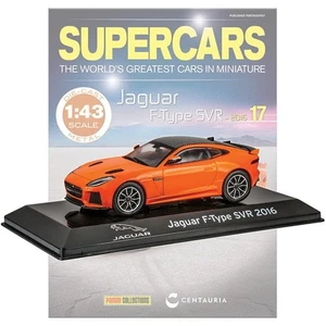 Panini Supercars Collection 17 - Jaguar F Type SVR 2016 modelo con cargador - Imagen 1 de 4