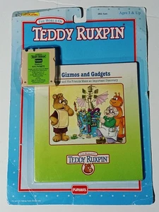 [NEU] Playskool Vintage 1992 Teddy Ruxpin Buch & Cartridge - Gizmos und Gadgets - Bild 1 von 2