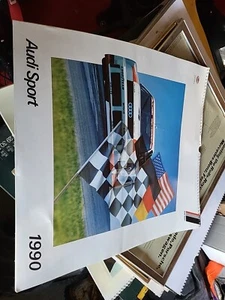 Vintage 1990 Lappe Semmler Audi Sport Car Calendar Germany - Picture 1 of 6