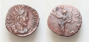 Tetricus I (271-274) AE 17 mm 1,8 g Antoninianus PAX AVG IMPERO ROMANO - Foto 1 di 1