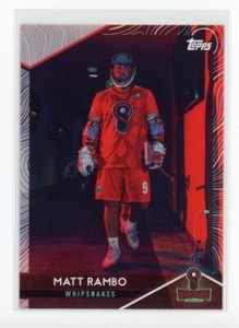 MATT RAMBO 2022 Topps Premier Lacrosse League PLL #21 IMAGE VARIATION SP