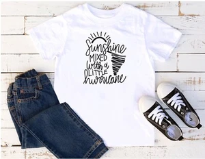maglietta donna sunshine mista con un po' di uragano personalizzata tendenza sud  - Foto 1 di 1