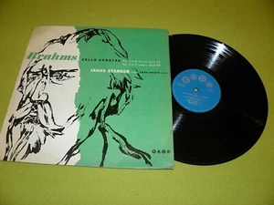 Brahms - Cello & Piano Sonatas - Janos Starker / Abba Bogin - 1964 UK SAGA LP - Picture 1 of 2