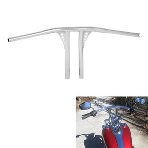 Barra en T de elevación de 14" 1-1/4" manillar apto para Harley Dyna Softail FLSTF FXST Road King - Imagen 1 de 9