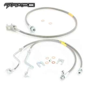 Full Set 4-8" Extended Brake Lines For Ford F-250 F-350 Super Duty 1999-2004 - Picture 1 of 10