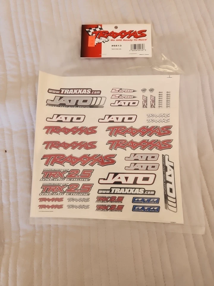 Vintage Traxxas Jato 2.5 Decals Original 5513 - Image 1 of 1