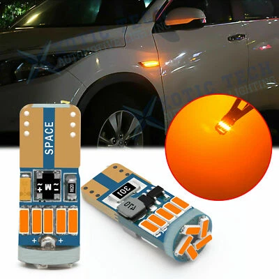 Error Free LED Side Marker Outer Blinker License Plate Light Courtesy Bulb Amber - Image 1 of 4