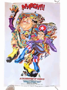Selten fast neuwertig Alan Aldridge Hapshash 1971 Original Celebrate Comics AOR Druck Poster - Bild 1 von 6