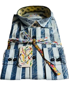 Brandolini Dress Shirt For Men Size: M Color: Lt Blue - Picture 1 of 7